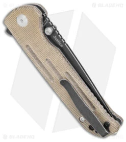 Kizer Justice Liner Lock Flipper Knife Green Micarta (3.75" Black SW) -Kizer Store Kizer Justice LL Flipper Green Micarta Black SW Serr BHQ 156492 jr side