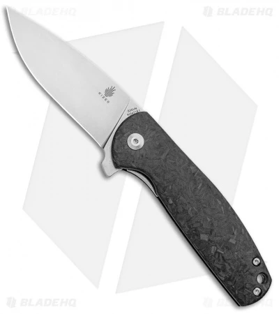 Kizer Laconico Exclusive Gemini Liner Lock Knife Shred CF (3.125" SW) 1 Kizer Laconico Exclusive Gemini Liner Lock Knife Shred CF (3.125" SW)