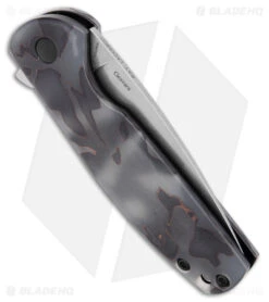 Kizer Laconico Gemini Frame Lock Knife Raffir Left Hand (3.1" Stonewash S35VN) -Kizer Store Kizer Laconico Gemini FL Raffir Left Hand BHQ 174677 jr side