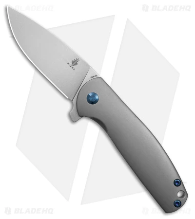Kizer Laconico Gemini Frame Lock Knife W/ Blue Clip (3.125" Stonewash) Ki3471 1 Kizer Laconico Gemini Frame Lock Knife W/ Blue Clip (3.125" Stonewash) Ki3471