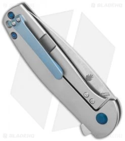 Kizer Laconico Gemini Left-Handed Frame Lock Knife (3.125" Stonewash) Ki3471-L -Kizer Store Kizer Laconico Gemini Left Handed FL SW Ki3471 L BHQ 72454 jr side