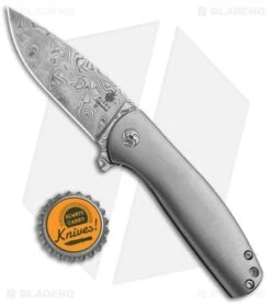 Kizer Laconico Gemini Frame Lock Knife (2.9" Vinland Damasteel) Ki2471D2 -Kizer Store Kizer Laconico Gemini Vinland Damasteel Damasteel Ki2471D2 BHQ 86609 jr bottlecap