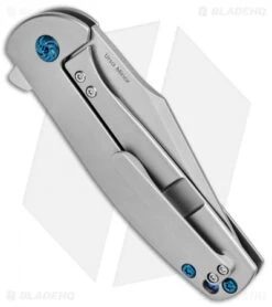 Kizer Laconico Ursa Minor Frame Lock Knife Titanium (3.1" Satin) Ki3472 -Kizer Store Kizer Laconico Ursa Minor FL Ti Satin Ki3472 BHQ 52406 jr side 1