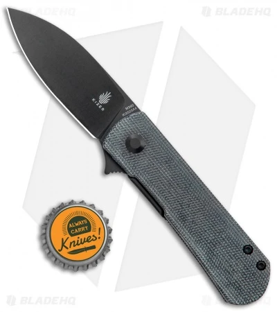 Kizer Laconico Yorkie Liner Lock Knife Black Micarta (2.5" Black M390) 4 Kizer Laconico Yorkie Liner Lock Knife Black Micarta (2.5" Black M390) - Image 4