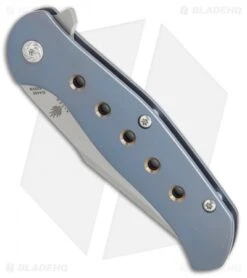 Kizer Lancer 2 Frame Lock Knife Blue Titanium (3.3" Bead Blast) Ki4495 -Kizer Store Kizer Lancer 2 blue ti bb BHQ 52115 er spine