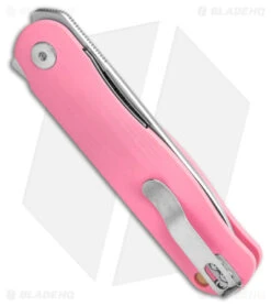 Kizer LÃ¤tt Vind Mini Liner Lock Knife Pink G-10 (3" Satin) V3567N3 -Kizer Store Kizer Latt Vind Mini Liner Lock Knife Pink G 10 3in Satin BHQ 139741 td side