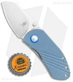 Kizer Lundquist Contrail Liner Lock Knife Blue G-10 (2" Satin) V2540C3 -Kizer Store Kizer Lindquist Contrail Liner Lock Knife Blue G 10 2.125in Satin V2540C3 BHQ 107557 LS Bottlecap