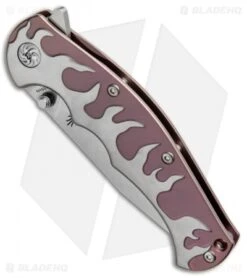 Kizer Luminare Frame Lock Knife Purple Titanium (3.625" Stonewash) Ki4447 4 Kizer Luminare Frame Lock Knife Purple Titanium (3.625" Stonewash) Ki4447 -Kizer Store Kizer Luminare Ti SW Ki4447 BHQ 34596 jr spine 2