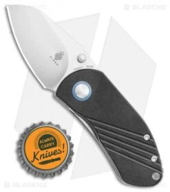 Kizer Lundquist Contrail Liner Lock Knife Black G-10 (2" Satin) V2540C1 -Kizer Store Kizer Lundquist Contrail Liner Lock Knife Black G 10 2.125in Satin V2540C1 BHQ 111265 LS Bottlecap