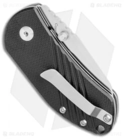 Kizer Lundquist Contrail Liner Lock Knife Black G-10 (2" Satin) V2540C1 -Kizer Store Kizer Lundquist Contrail Liner Lock Knife Black G 10 2.125in Satin V2540C1 BHQ 111265 LS Side