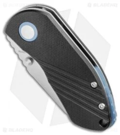 Kizer Lundquist Contrail Liner Lock Knife Black G-10 (2" Satin) V2540C1 -Kizer Store Kizer Lundquist Contrail Liner Lock Knife Black G 10 2.125in Satin V2540C1 BHQ 111265 LS Spine