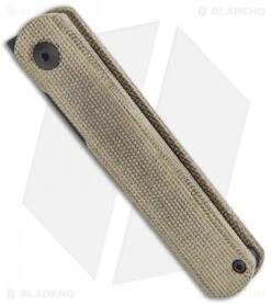 Kizer Lundquist Feist Front Flipper Knife Green Micarta (2.8" Black) 6 Kizer Lundquist Feist Front Flipper Knife Green Micarta (2.8" Black) -Kizer Store Kizer Lundquist FF Green G 10 Black BHQ 117013 jr spine