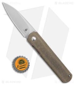 Kizer Lundquist Feist XL Front Flipper Knife Green Micarta (3.4" Stonewash) 9 Kizer Lundquist Feist XL Front Flipper Knife Green Micarta (3.4" Stonewash) -Kizer Store Kizer Lundquist Feist FF Green Micarta SW BHQ 176936 jr bottlecap