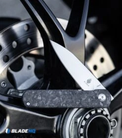 Kizer Lundquist Feist Front Flipper Knife Shred CF (2.8" Stonewash) Ki3499E4 -Kizer Store Kizer Lundquist Feist Front Flipper Knife Shred CF Stonewash Ki3499E4 BHQ 101711 kp ducati web