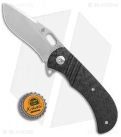 Kizer MV Desert Dog Liner Lock Knife Carbon Fiber (3.1" Satin) Ki4496 -Kizer Store Kizer MV Desert Dog cf satin BHQ 52426 er bottlecap 2