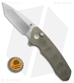 Kizer Mad Tanto Plunge Lock Knife Green Micarta (3.25" Stonewash) V4602C2 9 Kizer Mad Tanto Plunge Lock Knife Green Micarta (3.25" Stonewash) V4602C2 -Kizer Store Kizer Mad Tanto Plunge Lock Knife Green Micarta 3in SW BHQ 180091 td size