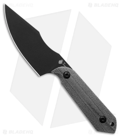 Kizer Maverick Customs Harpoon Fixed Blade Knife Black Micarta (3.75" Black) 10V 1 Kizer Maverick Customs Harpoon Fixed Blade Knife Black Micarta (3.75" Black) 10V