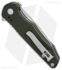 Kizer Mikkel Willumsen Barbosa Liner Lock Knife OD Green G10 (3" Satin) V3487N2 -Kizer Store Kizer Mikkel Willumsen Barbosa OD Green G 10 BHQ 52449 er side
