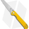 Kizer Azo Vanguard Mini Begleiter Liner Lock Knife Yellow G-10 (2.8" Satin)