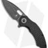 Kizer Degnan Mini Roach Liner Lock Knife Black G-10 (3" Black SW) V3477C2