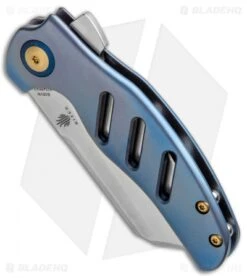 Kizer Mini Sheepdog C01C Frame Lock Flipper Knife Blue Titanium (2.6" Satin) 6 Kizer Mini Sheepdog C01C Frame Lock Flipper Knife Blue Titanium (2.6" Satin) -Kizer Store Kizer Mini Sheepdog C01C FL Blue Ti Satin Ki3488A2 BHQ 93980 jr spine