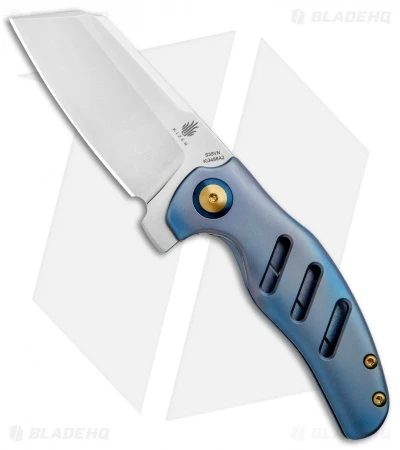 Kizer Mini Sheepdog C01C Frame Lock Flipper Knife Blue Titanium (2.6" Satin) 1 Kizer Mini Sheepdog C01C Frame Lock Flipper Knife Blue Titanium (2.6" Satin)