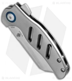 Kizer Mini Sheepdog C01C Frame Lock Flipper Knife Titanium (2.6" Satin) -Kizer Store Kizer Mini Sheepdog C01C FL Ti Satin Ki3488A1 BHQ 93979 jr spine