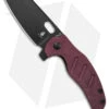 Kizer Mini Sheepdog C01C Flipper Knife Red Richlite (2.6" Black 4V) V3488A5