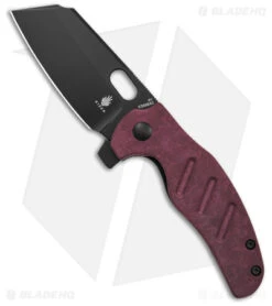 Kizer Mini Sheepdog C01C Flipper Knife Red Richlite (2.6" Black 4V) V3488A5