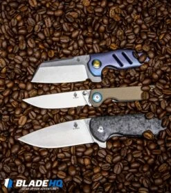 Kizer Mini Sheepdog C01C Frame Lock Flipper Knife Blue Titanium (2.6" Satin) 9 Kizer Mini Sheepdog C01C Frame Lock Flipper Knife Blue Titanium (2.6" Satin) -Kizer Store Kizer Mini Sheepdog C01C Frame Lock Flipper Knife Blue Titanium Satin BHQ 93980 kp coffee web 1