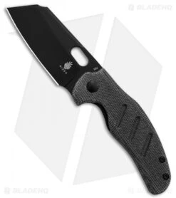 Kizer Mini Sheepdog C01C Liner Lock Black Canvas Micarta (2.6" Black 10V)