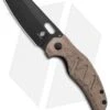Kizer Mini Sheepdog C01C Liner Lock Natural Canvas Micarta (2.6" Black 10V)