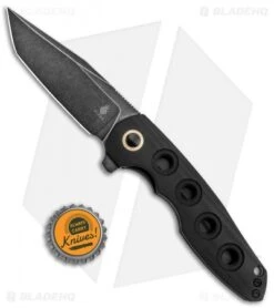 Kizer Nalu Boersma Z-82 Tanto Frame Lock Knife Black G-10 (3.5" Black SW) -Kizer Store Kizer Nalu Boersma Z 82 FL Black G 10 Black SW BHQ 134895 jr bottlecap