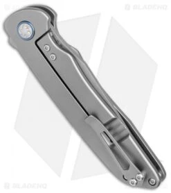 Kizer Nick Swan Matanzas Recurve Frame Lock Knife Ti/CF (3.4" BB) Ki4510A2 -Kizer Store Kizer Nick Swan Matanzas Recurve Ti CF SW BHQ 72109 er side