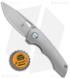 Kizer Nick Swan Microlith Liner Lock Flipper Knife Titanium (2.4" Bead Blast) -Kizer Store Kizer Nick Swan Microlith LL Ti BB Ki2533A1 BHQ 99552 jr bottlecap