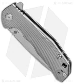 Kizer Ning Shoal Frame Lock Knife 3D Titanium (3" Stonewash) Ki3469S2 -Kizer Store Kizer Ning Shoal FL SW Ti SW Ki3469S2 BHQ 52258 jr spine