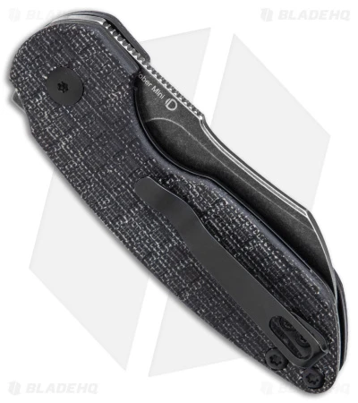 Kizer October Mini Liner Lock Knife Black Micarta (2.5" Black Stonewash) V2569C2 3 Kizer October Mini Liner Lock Knife Black Micarta (2.5" Black Stonewash) V2569C2 - Image 3