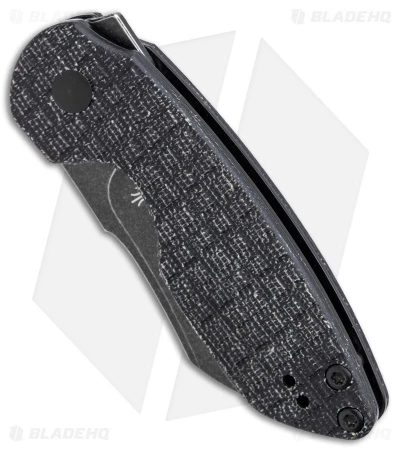 Kizer October Mini Liner Lock Knife Black Micarta (2.5" Black Stonewash) V2569C2 2 Kizer October Mini Liner Lock Knife Black Micarta (2.5" Black Stonewash) V2569C2 - Image 2