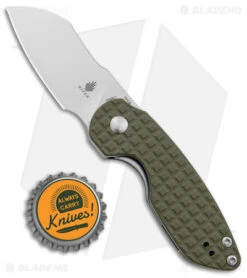 Kizer October Mini Liner Lock Knife Green G-10 (2.5" Stonewash) V2569C1 9 Kizer October Mini Liner Lock Knife Green G-10 (2.5" Stonewash) V2569C1 -Kizer Store Kizer October Mini D.O.C.K. Green G 10 SW BHQ 144085 jr bottlecap
