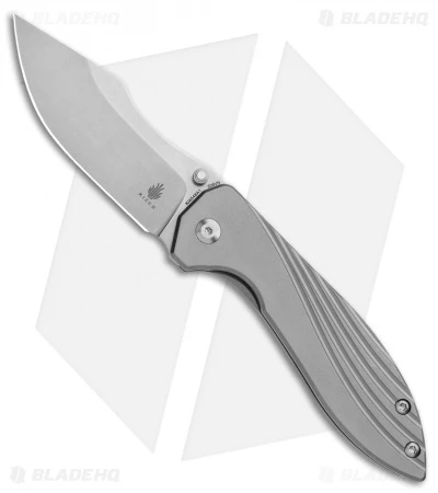 Kizer Pelican Mini Frame Lock Knife Titanium (3.37" Stonewash) Ki4548 1 Kizer Pelican Mini Frame Lock Knife Titanium (3.37" Stonewash) Ki4548