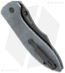 Kizer Pelican Mini Liner Lock Knife Micarta (3.3" Stonewash) V4548N1 6 Kizer Pelican Mini Liner Lock Knife Micarta (3.3" Stonewash) V4548N1 -Kizer Store Kizer Pelican Mini LL Black Micarta Black SW V4548N1 BHQ 122835 jr side