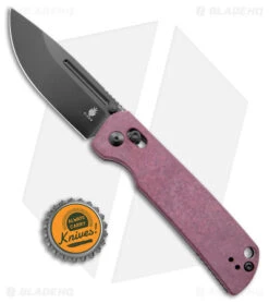 Kizer Pinkerton Escort Bar Lock Knife Purple Richlite (3.5" Black 154CM) -Kizer Store Kizer Pinkerton Escort Bar Lock Purple Richlite Black BHQ 175948 jr bottlecap