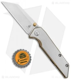 Kizer Pinkerton Fire Ant Frame Lock Knife Titanium (2.75" Stonewash) Ki2535A2 -Kizer Store Kizer Pinkerton Fire Ant FL Ti SW Golden Highlights Ki2535A2 BHQ 100724 jr bottlecap