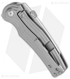 Kizer Pinkerton Inversion Frame Lock Knife Titanium (3.28" Stonewash) Ki4532 6 Kizer Pinkerton Inversion Frame Lock Knife Titanium (3.28" Stonewash) Ki4532 -Kizer Store Kizer Pinkerton Inversion FL Ti SW Ki4532 BHQ 106899 jr side 2