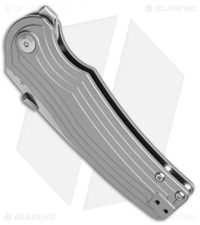 Kizer Pinkerton Inversion Frame Lock Knife Titanium (3.28" Stonewash) Ki4532 2 Kizer Pinkerton Inversion Frame Lock Knife Titanium (3.28" Stonewash) Ki4532 - Image 2