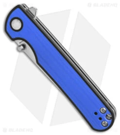 Kizer Rapids Liner Lock Knife Blue/Black G-10 (3.5" SW) -Kizer Store Kizer Rapids LL Kife Blue Black G10 3in Stonewash BHQ 139743 td spine