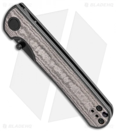 Kizer Rapids Liner Lock Knife Black G-10/Green Micarta (3.5" Black) 2 Kizer Rapids Liner Lock Knife Black G-10/Green Micarta (3.5" Black) - Image 2