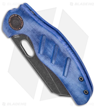 Kizer Sheepdog Liner Lock Thumb Hole Denim Micarta (3.25" Black SW) V4488C2 2 Kizer Sheepdog Liner Lock Thumb Hole Denim Micarta (3.25" Black SW) V4488C2 - Image 2