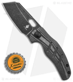 Kizer Mini Sheepdog C01 Slip Joint Black Micarta (2.6" Black SW) KI3488C6 -Kizer Store Kizer Sheepdog C01C Mini LL Black Micarta 2in Black SW BHQ 145863 td size