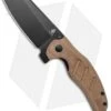 Kizer Vanguard Sheepdog Liner Lock Knife Natural Micarta (3.25" Black 10V)